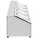 Supporto Gastronorm Con 5 Contenitori Gn 1/6 In Acciaio Inox - Foto miniatura 9