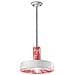 Lampada A Sospensione Decò C2502-mir Colore Rosso Ming - Foto miniatura 1