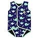 Di Nuoto Del Bambino Wrap Bambino Muta Ragazzi Warmsuit Ragazze Uv Costume Da Bagno (0-6 Mesi Blue Whale)  - Foto miniatura 1