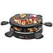 Grill Con 6 Tegami Da Raclette Con Piastra Grill Removibile 1200w Cr 6606 - Foto miniatura 2