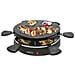 Grill Con 6 Tegami Da Raclette Con Piastra Grill Removibile 1200w Cr 6606 - Foto miniatura 3