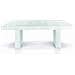 Tavolo In Legno Nobilitato Bianco Consumato Allungabile 160x90 Cm - 410x90 Cm - Foto miniatura 1