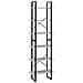 Scaffale Grigio Cemento 60x30x210 cm in Legno Multistrato - Foto miniatura 2