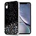 Cadorabo Custodia Compatibile Con Apple Iphone Xr In Nero Con Glitter - Coperchio Protettivo In Silicone Tpu Flessibile Con Glitter Scintillanti - Foto miniatura 1