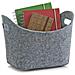 Cestino Portaoggetti Ovale, Feltro - Contenitore 12 L, Zeller - Foto miniatura 2