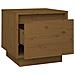 Comodini 2 Pz Miele 35x34x32 Cm In Legno Massello Di Pino - Foto miniatura 9