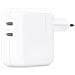 Caricabatteria USB Apple MNWP3ZM/A da 35 W Compatibile con Computer portatile/Smartphone/ Orologio intelligente/ Tablet Colore Bianco - Foto miniatura 1