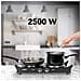 Hp2 Bk Fornello Elettrico Da Campeggio 2500w - Piano Cottura Portatile Con 2 Piastre Elettriche In Ghisa - Manici Per Il Trasporto - Temperatura Regolabile - Piano Cottura Da Esterni 2 Fuochi - Foto miniatura 2