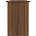 Scrivania Rovere Marrone 100x50x76 Cm In Legno Multistrato - Foto miniatura 8