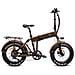 Rocketball - Marrone Dorato - 250w / 10ah - Bicicletta Elettrica Pieghevole A Doppia Sospensione - Fat E-bike Pieghevole Da 20 Pollici - Foto miniatura 1