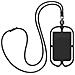 Cover Con Cordino Universale Per Smartphone Con Porta-carte Serie Neckpouch Nera - Foto miniatura 1