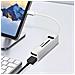 Hub Usb-c 5 In 1 3x Porte Usb Lettore Schede Sd / Micro-sd Argento - Foto miniatura 2