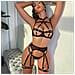 Set Di Biancheria Intima Pethuel Con Corsetto E Perizoma Qqfz-a8-0508-1 Nero - Foto miniatura 4