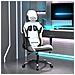 Sedia Da Gaming Bianco E Nero In Similpelle - Foto miniatura 1