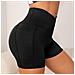 Pantaloncini Da Yoga Da Donna, Pantaloncini Da Allenamento A Vita Alta Per Corsa, Palestra, Fitness L - Foto miniatura 3