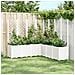 Fioriera Da Giardino Con Traliccio Bianco 160x160x140 Cm In Pp - Foto miniatura 1