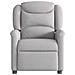 Poltrona Massaggiante Reclinabile Grigio Nuvola In Tessuto - Foto miniatura 3
