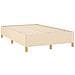 Giroletto a Molle con Materasso Crema 120x190 cm in Tessuto - Foto miniatura 4