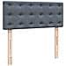 Pouf Letto con Materasso Grigio Scuro 120x190 cm Velluto - Foto miniatura 9