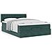 Struttura Letto Pouf con Materasso 140x200 cm in Velluto - Foto miniatura 4