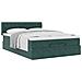 Struttura Letto Pouf con Materasso 140x200 cm in Velluto - Foto miniatura 5