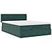 Struttura Letto Pouf con Materasso 140x200 cm in Velluto - Foto miniatura 6