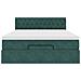 Struttura Letto Pouf con Materasso 140x200 cm in Velluto - Foto miniatura 7