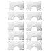 Piastra Di Riparazione Cerniera - 9x5 Cm 10-pack - Foto miniatura 1
