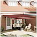 Tenda Retrattile arancione e marrone 450 × 300 cm Tessuto - Foto miniatura 2