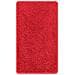 Tappetino da bagno rettangolare rosso 70x120 cm in polipropilene antiscivolo - Foto miniatura 1