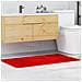 Tappetino da bagno rettangolare rosso 70x120 cm in polipropilene antiscivolo - Foto miniatura 2