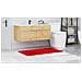 Tappetino da bagno rettangolare rosso 70x120 cm in polipropilene antiscivolo - Foto miniatura 4