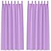 Tende con tende 2 pcs Viola Poliestere - Foto miniatura 1