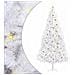 Albero di Natale artificiale Bianco 300 cm PVC e Acciaio - Foto miniatura 1