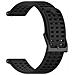 Cinturino In Silicone Liquido Da 22 Mm Compatibile Con Suunto Vertical 2 - Nero - Foto miniatura 1