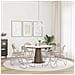 Sedia pieghevole 8 pcs Sabbia 48 x 43,5 x 81 cm Pelle Sintetica - Foto miniatura 4
