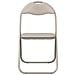 Sedia pieghevole 8 pcs Sabbia 48 x 43,5 x 81 cm Pelle Sintetica - Foto miniatura 5