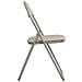 Sedia pieghevole 8 pcs Sabbia 48 x 43,5 x 81 cm Pelle Sintetica - Foto miniatura 6