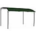 Gazebo 4 x 3 x 2,55 m Verde Tessuto e Alluminio 180 gsm - Foto miniatura 1