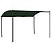 Gazebo 4 x 3 x 2,55 m Verde Tessuto e Alluminio 180 gsm - Foto miniatura 4