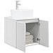 Mobile Lavabo da Parete Bianco 49,5 x 44,5 x 65 cm - Foto miniatura 2