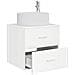 Mobile Lavabo da Parete Bianco 49,5 x 44,5 x 65,5 cm - Foto miniatura 2