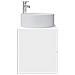 Mobile Lavabo da Parete Bianco 49,5 x 44,5 x 65,5 cm - Foto miniatura 3