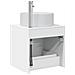 Mobile Lavabo da Parete Bianco 49,5 x 44,5 x 65,5 cm - Foto miniatura 4