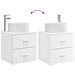 Mobile Lavabo da Parete Bianco 49,5 x 44,5 x 65,5 cm - Foto miniatura 7