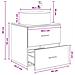 Mobile Lavabo da Parete Bianco 49,5 x 44,5 x 65,5 cm - Foto miniatura 8