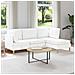 Set di divani modulari con spazio di archiviazione 4 pcs Bianco - Foto miniatura 2