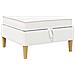 Set di divani modulari con spazio di archiviazione 4 pcs Bianco - Foto miniatura 6
