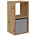 Comodino con cassetto Rovere artigianale 30,5 x 27 x 59,5 cm - Foto miniatura 1