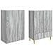 Set di armadi 2 pcs 66 x 34,5 x 95 cm Legno ingegnerizzato - Foto miniatura 3